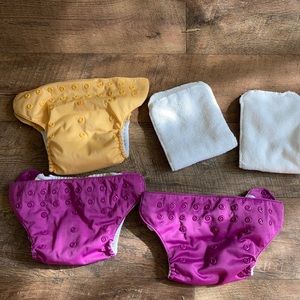 BumGenius Lot pocket and AIO cloth diapers
